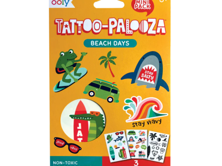 Beach Days Mini Tattoo-Palooza Temporary Tattoos Sale