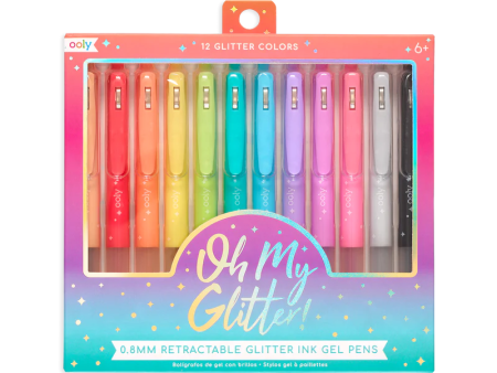 Oh My Glitter! 12 Colored Gel Pens Online Hot Sale