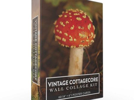 Vintage Cottagecore Wall Collage Kit For Sale