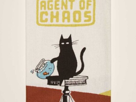 Agent Of Chaos Dish Towel Cat Cheap