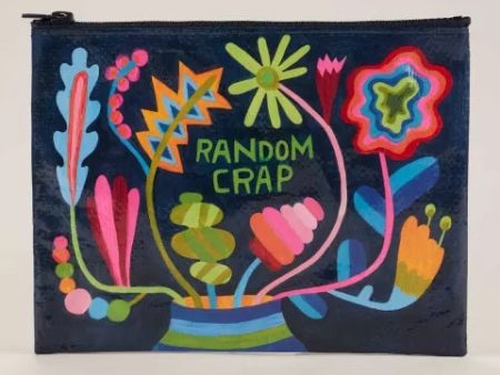 Random Crap Floral Zipper Pouch Online