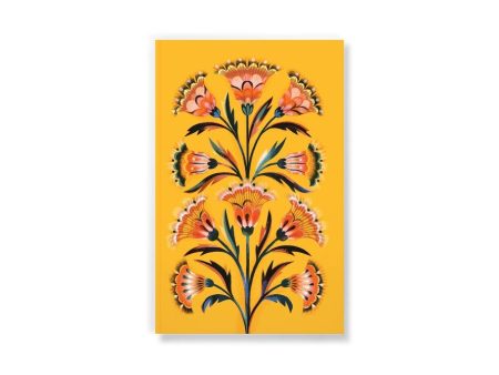 Golden Floral Notebook For Discount