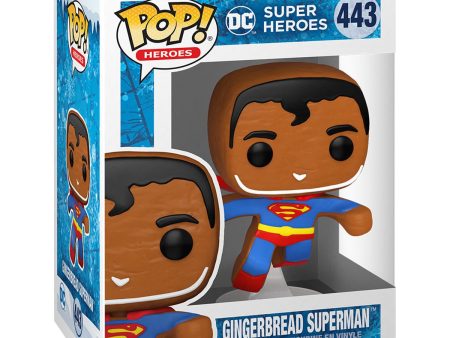 Gingerbread Superman Holiday POP Figure DC Comics Supply