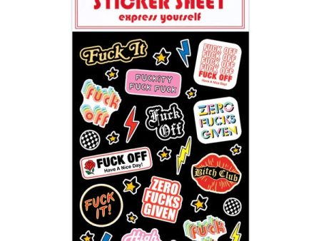 F**k It! Sticker Sheet Online now