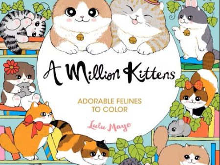 Million Kittens Coloring Book Cheap