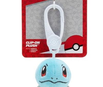 Pokemon Clip-On Plush 3.5  Squirtle Online