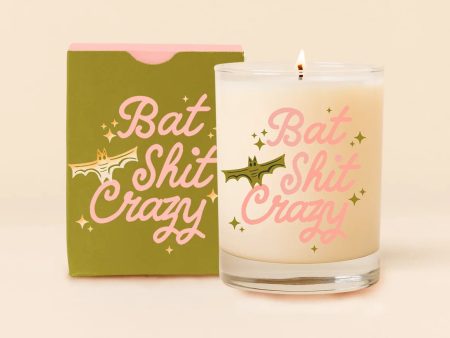 Bat Shit Crazy Glass Candle Online Hot Sale