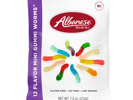 Albanese Mini Gummi Worms 7.5 oz Online