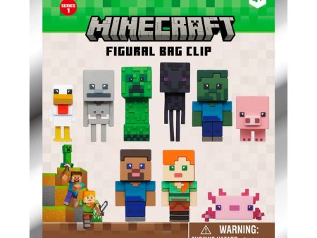 Minecraft Figural Bag Clip Series 1 For Sale