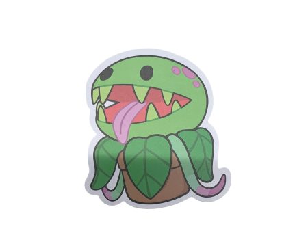 Cute Venus Fly Trap Sticker 3  For Sale