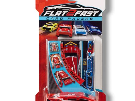 Flat 2 Fast Card Racer Red #72 Supply