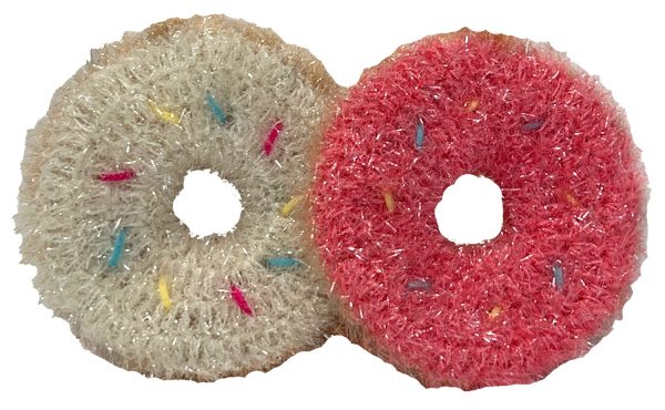 Donut Sparklin  Scrubbers Reusable Sponges Hot on Sale