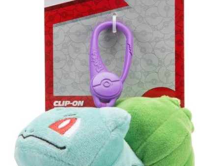 Pokemon Clip-On Plush 3.5  Bulbasaur Online now