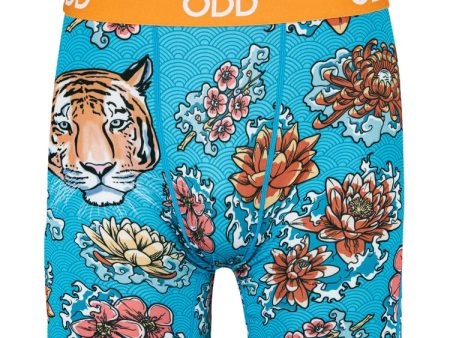 Tiger Flower Boxer Briefs XXL Online now