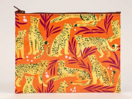 Cheetah Zipper Pouch Sale