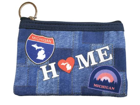 Michigan Patches Coin Purse Online now