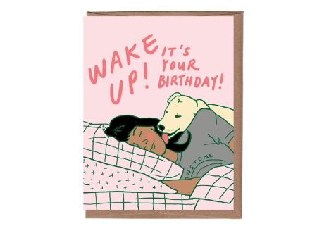 Card Wake Up Dog Birthday Online now