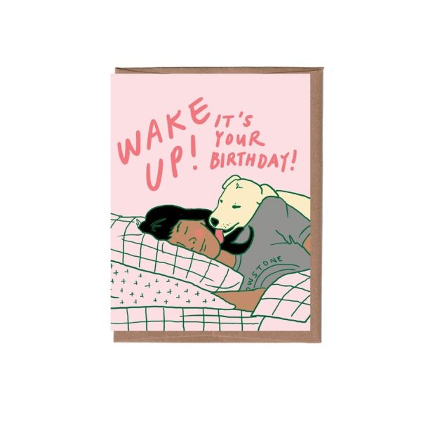 Card Wake Up Dog Birthday Online now