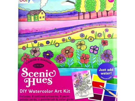 Scenic Hues Flowers And Gardens Watercolor Kit Online