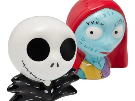 Nightmare Before Christmas Jack And Sally Salt & Pepper Set Sale