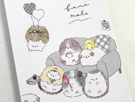 Animal Sofa Mini Note Pad Fanimals on Sale