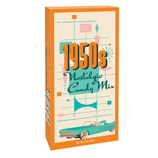 1950 s Nostalgic Candy Mix Decade Box on Sale