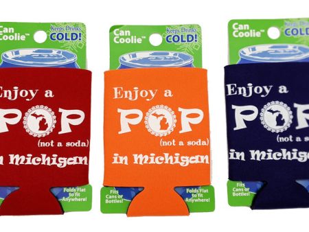 Michigan Enjoy Pop Can Coolie For Sale