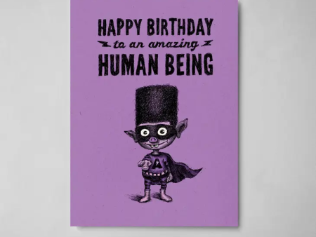 Card Amazing Human Being Birthday Cheap