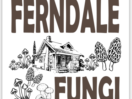 Ferndale Fungi Vinyl Sticker For Cheap