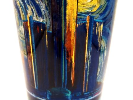 Detroit Starry Night Pint Glass Cheap