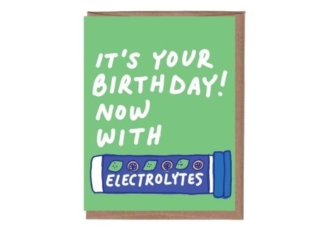 Card Electrolytes Birthday Discount