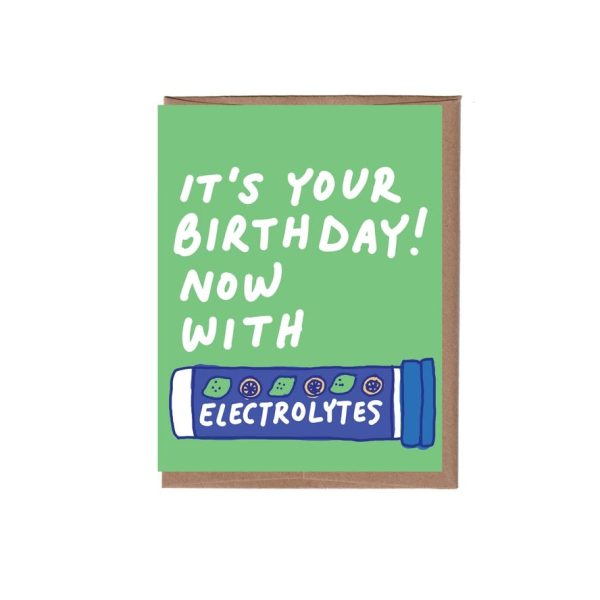 Card Electrolytes Birthday Discount