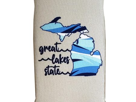 Great Lakes State Slim Can Coolie For Discount