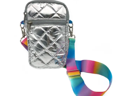 Silver Puffer Bag For Cheap