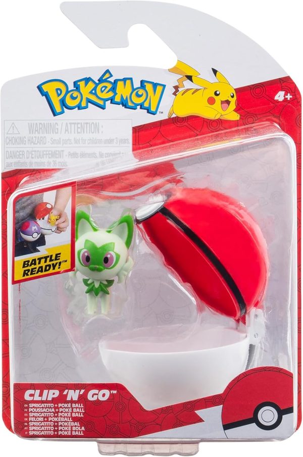 Pokemon Clip  N  Go Sprigatito Poke Ball Online now