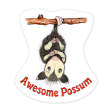 Awesome Possum Sticker For Sale