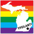 Ypsilanti Rainbow Vinyl Sticker For Sale