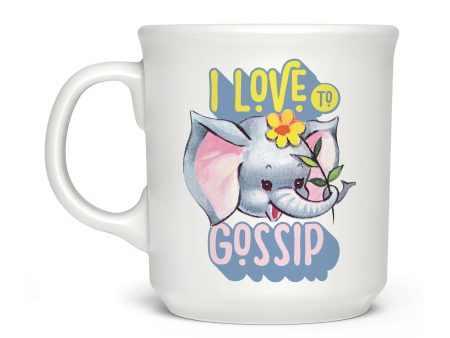 I Love To Gossip Mug For Discount