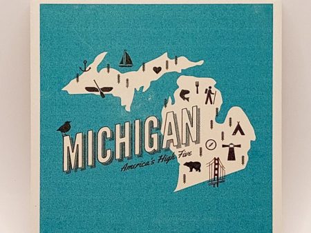 Michigan Turquoise Coaster Sale