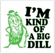 Big Dill Vinyl Sticker For Sale