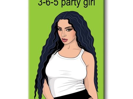 MAGNET Charli XCX 3-6-5 Party Girl Hot on Sale