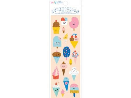 Stickiville Ice Cream Stickers Skinny Online Hot Sale