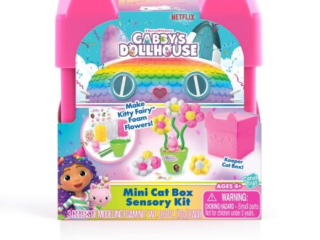 Gabby s Dollhouse Mini Cat Box Sensory Kit Kitty Fairy Foam Flowers Cheap