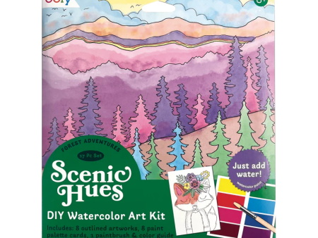 Scenic Hues Forest Adventure Watercolor Kit Online now