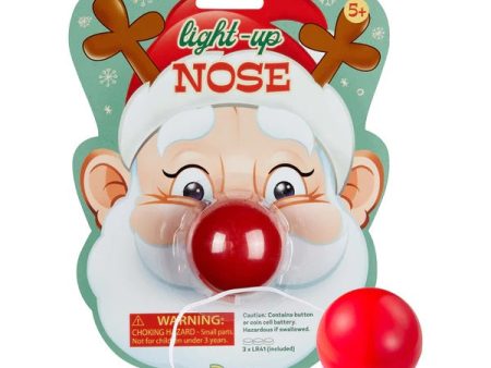 Light-Up Santa Nose Fashion