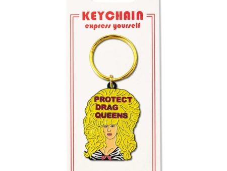 Protect Drag Queens Pride Keychain For Discount