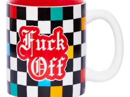 Fuck Off Checker Mug Hot on Sale