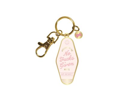 No Fucks Given Hotel Keychain Online Sale