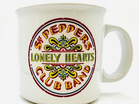 Beatles Sgt Pepper s Lonely Hearts Club Band Camper Mug 20 oz For Sale