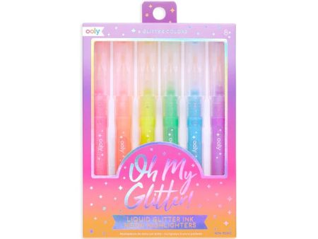 Oh My Glitter! 6 Neon Highlighters Online Sale